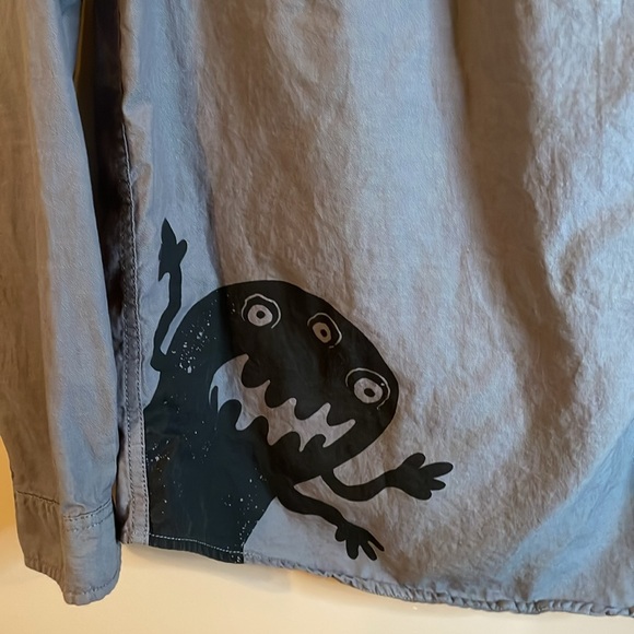 Boys button down shirt with monsters - Picture 7 of 7